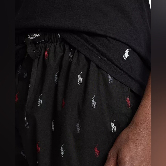 Polo Ralph Lauren V-Neck Classic Fit Undershirt 3-Pack Black, Red, Green - Picture 4 of 12